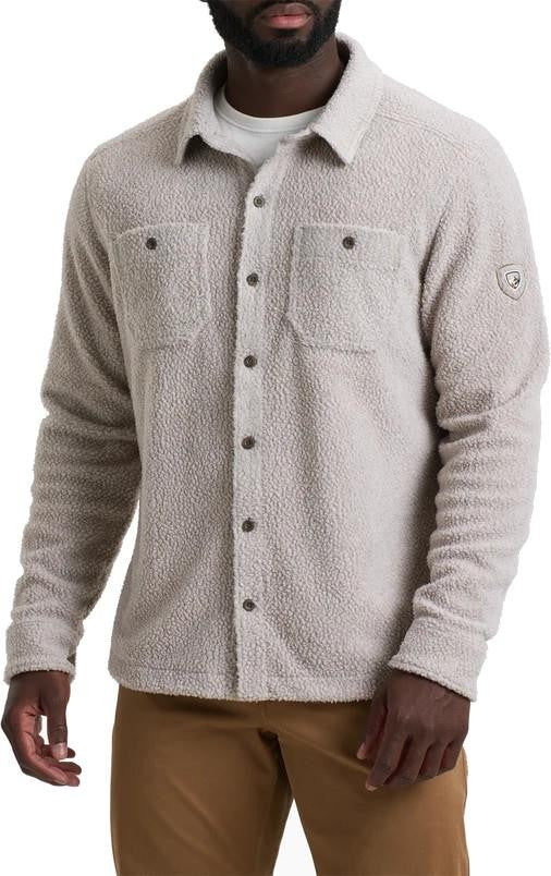 Nomad Fleece Overshirt - Mens - natural 1