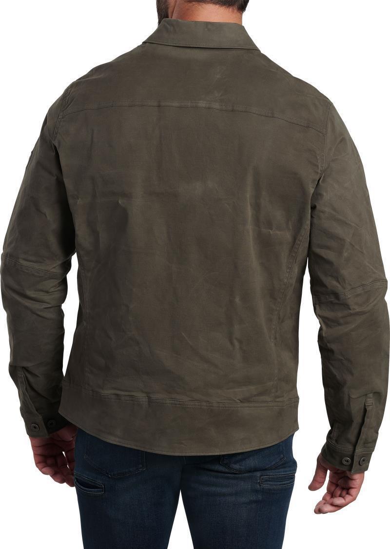 Outlaw Waxed Jacket - Mens - gun metal 1