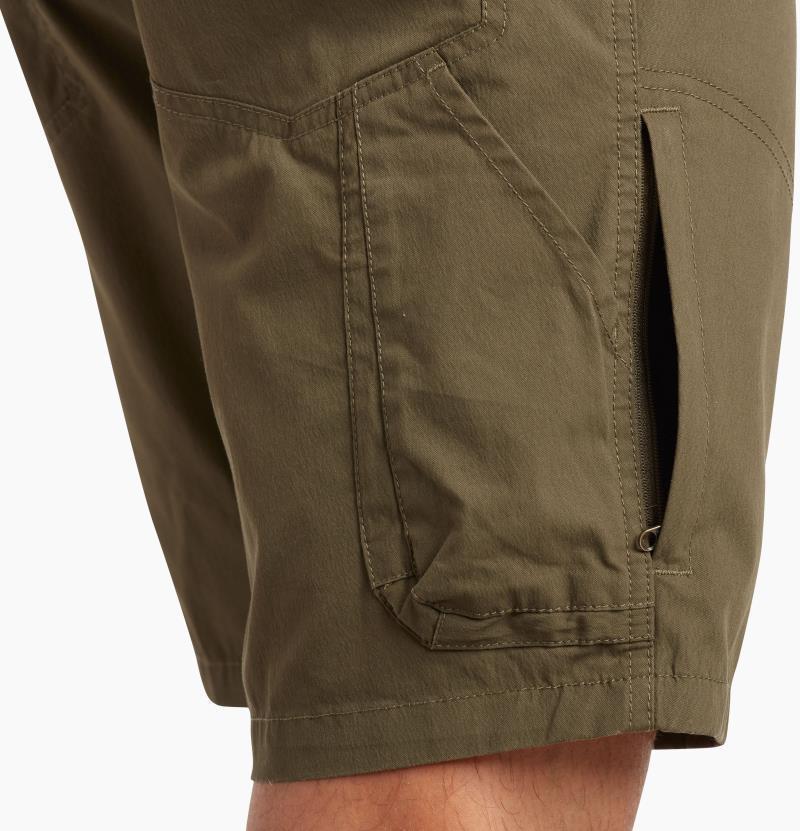 Ramblr Shorts, 8" Inseam - Mens - Olive Brown 3