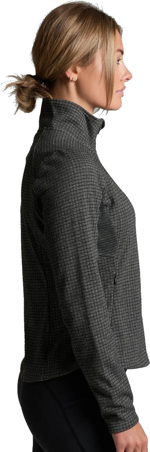 Reactiv Grid Fleece Full Zip - Womens - carbon 1