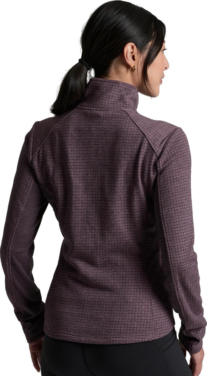Reactiv Grid Fleece Full Zip - Womens - winter berry 1