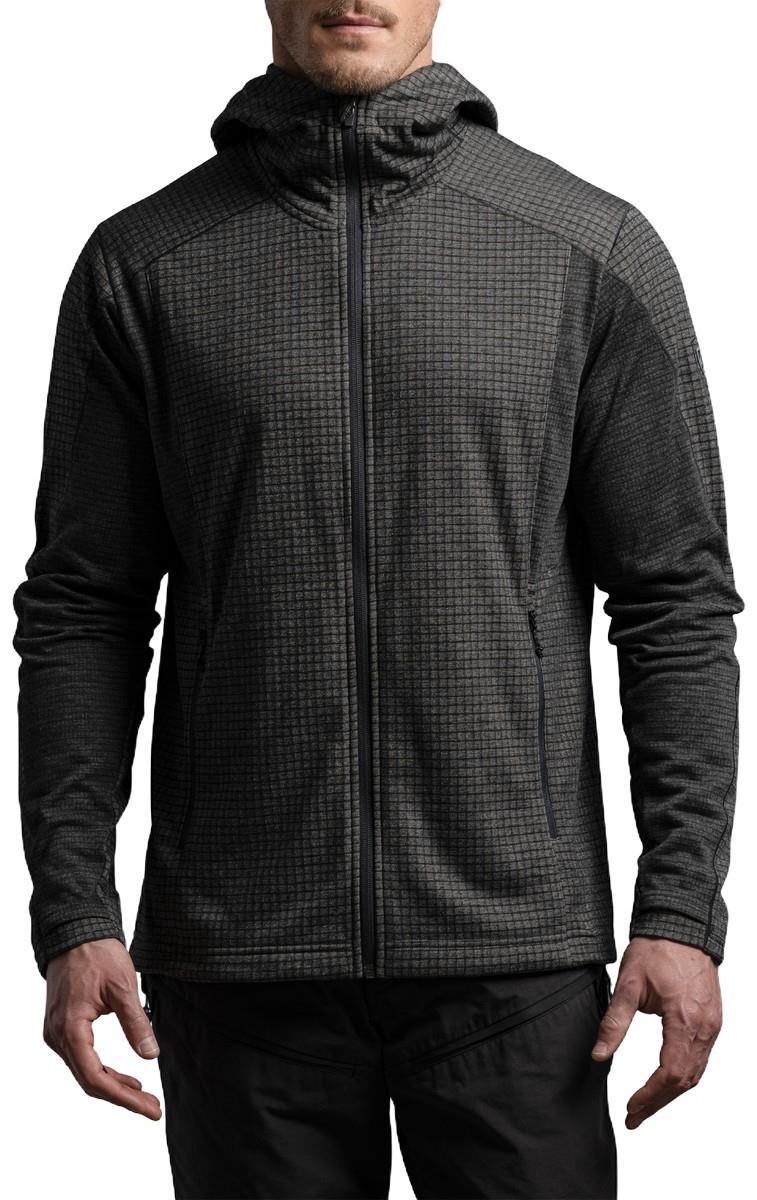 Reactiv Grid Full Zip Hoody - Mens - carbon 1