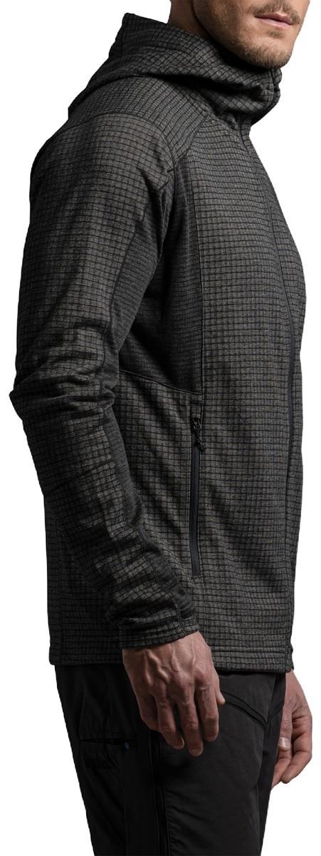 Reactiv Grid Full Zip Hoody - Mens - carbon 1