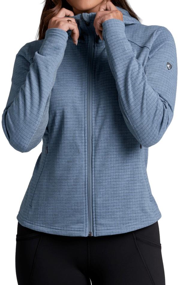 Reactiv Grid Full Zip Hoody - Womens - riverside 1