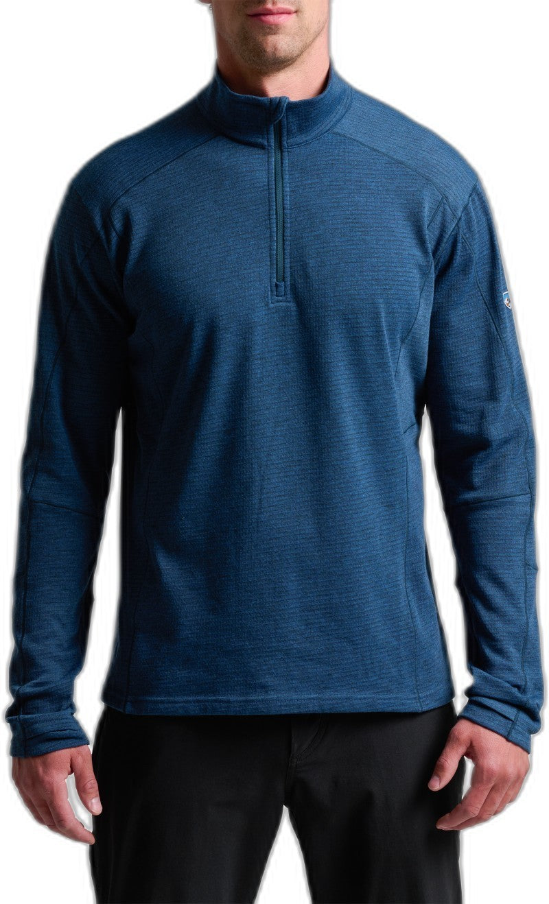Reactiv Lite Grid 1/4 Zip - Mens - midnight 1