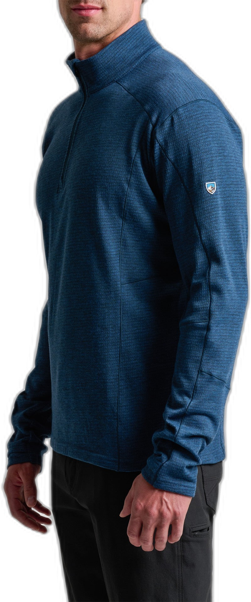 Reactiv Lite Grid 1/4 Zip - Mens - midnight 1
