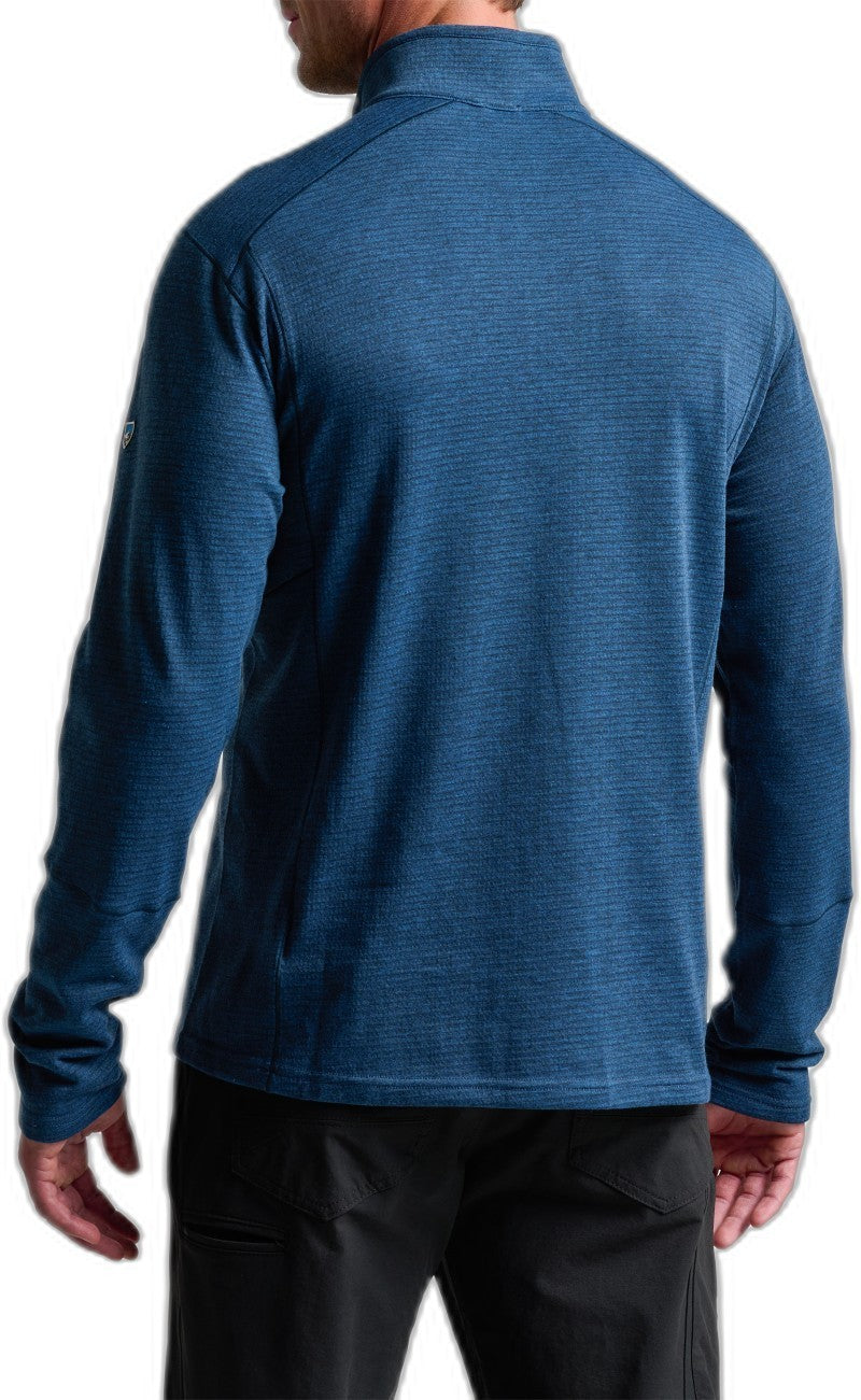 Reactiv Lite Grid 1/4 Zip - Mens - midnight 1