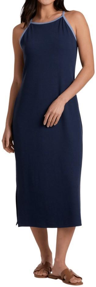 Remi Midi Dress - Womens - indigo 1