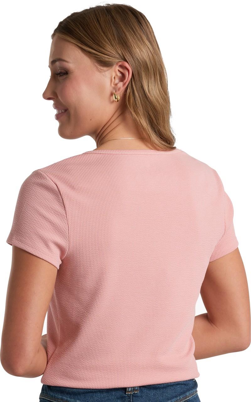 Remi Notch SS - Womens - coral rose 1