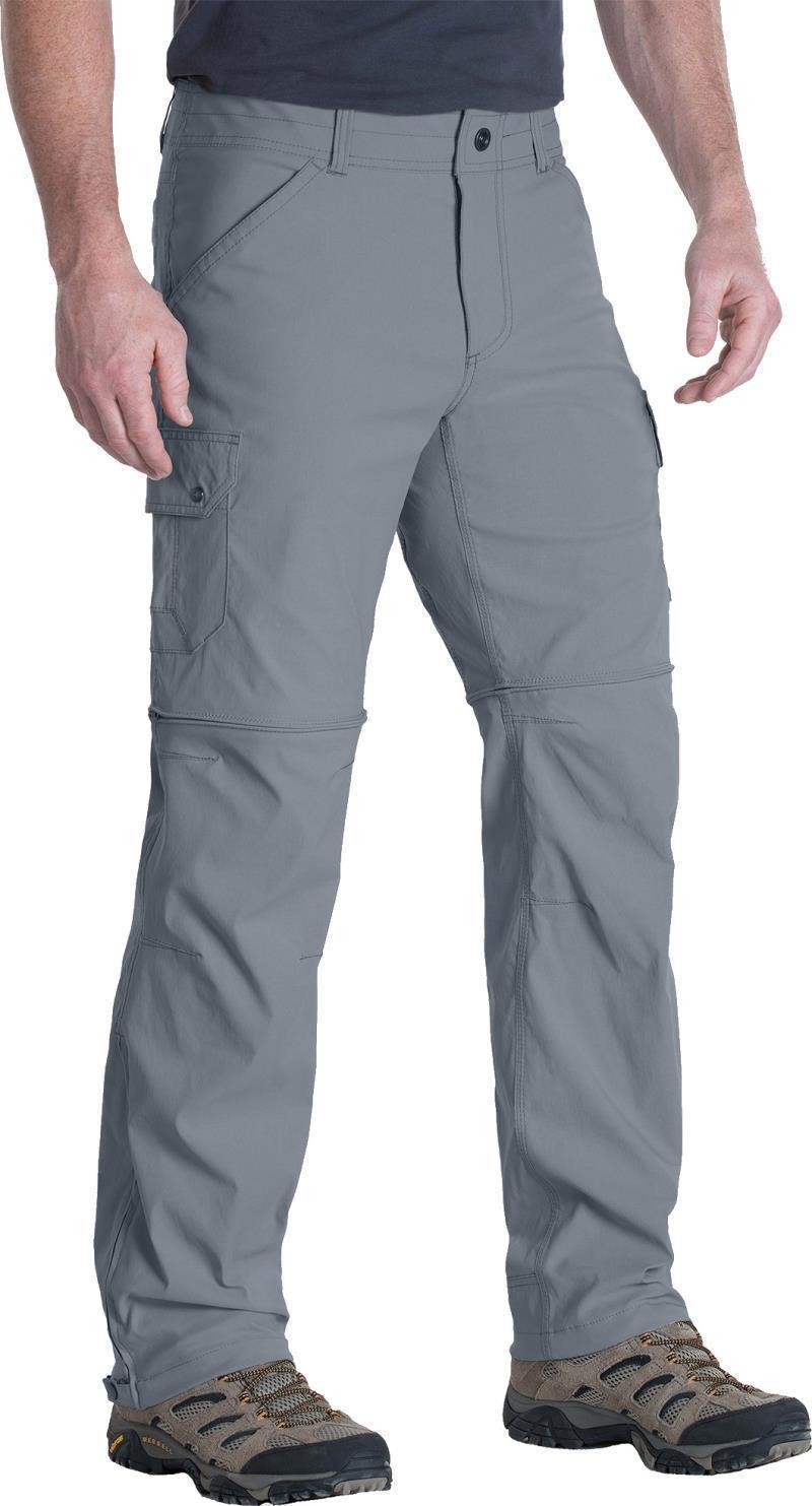 Renegade Cargo Convertible Pants, 28" Inseam - Mens - pewter 1
