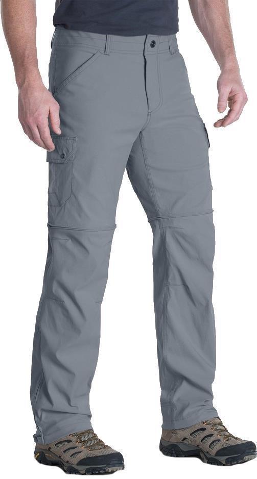 Renegade Cargo Convertible Pants, 32" Inseam - Mens - Pewter 1