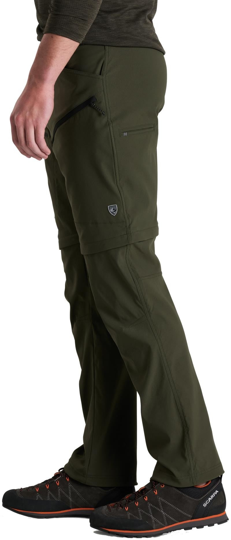 Renegade Convertible Pants, 30" Inseam - Mens - dark forest 1