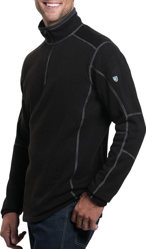 Revel 1/4 Zip - Mens - black 1