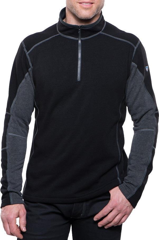 Revel 1/4 Zip - Mens - black / steel 1