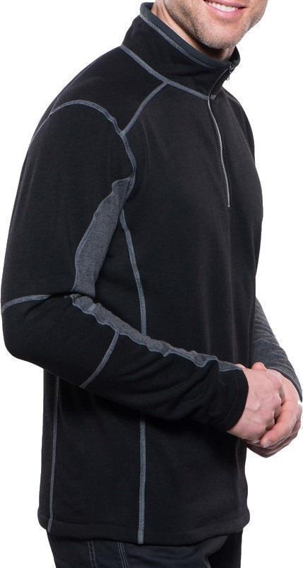 Revel 1/4 Zip - Mens - black / steel 1