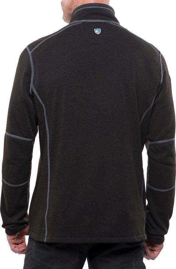 Revel 1/4 Zip - Mens - charcoal / olive 1