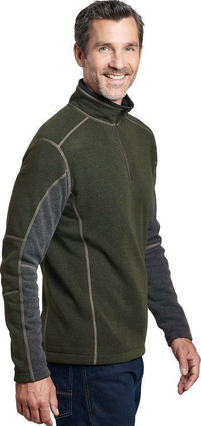 Revel 1/4 Zip - Mens - loden 1