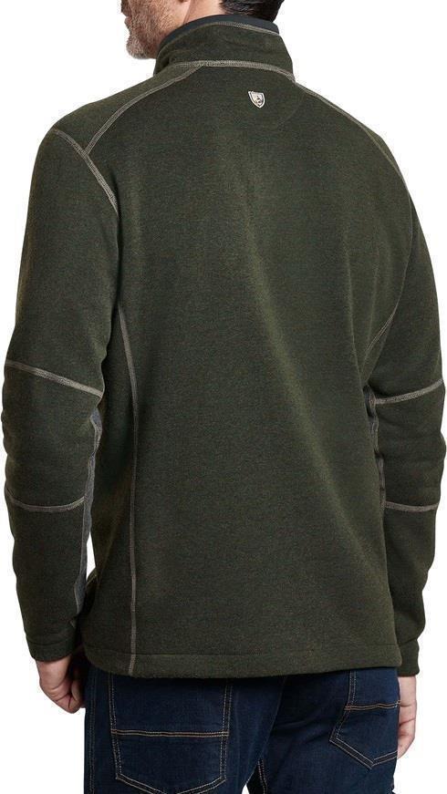 Revel 1/4 Zip - Mens - loden / steel 1