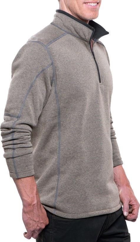 Revel 1/4 Zip - Mens - oatmeal 1