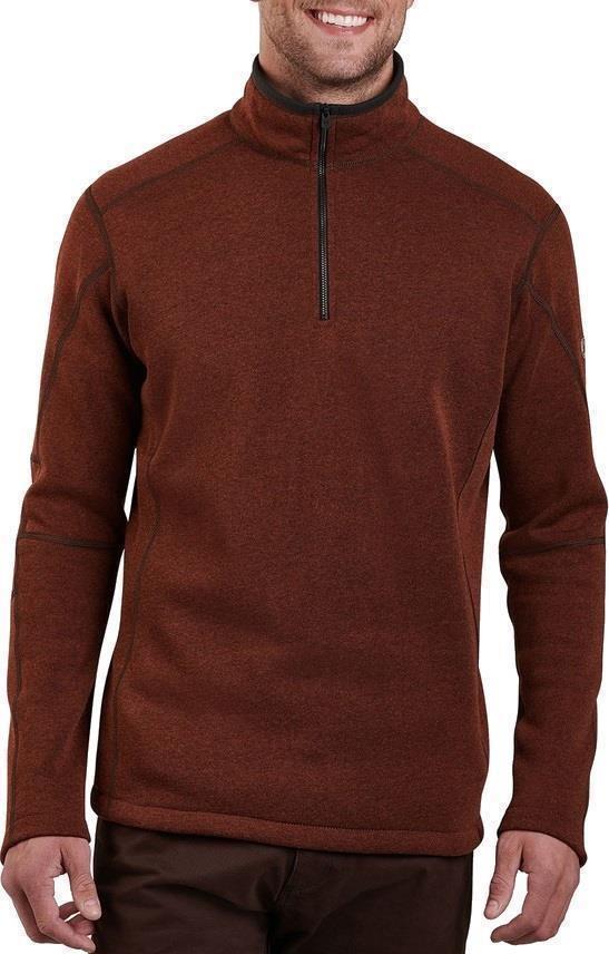 Revel 1/4 Zip - Mens - red rock 1