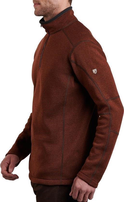 Revel 1/4 Zip - Mens - red rock 1