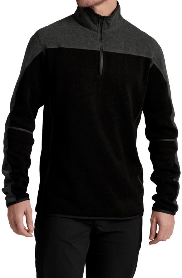 Revel Colorblock 1/4 Zip - Mens - steel / black 1