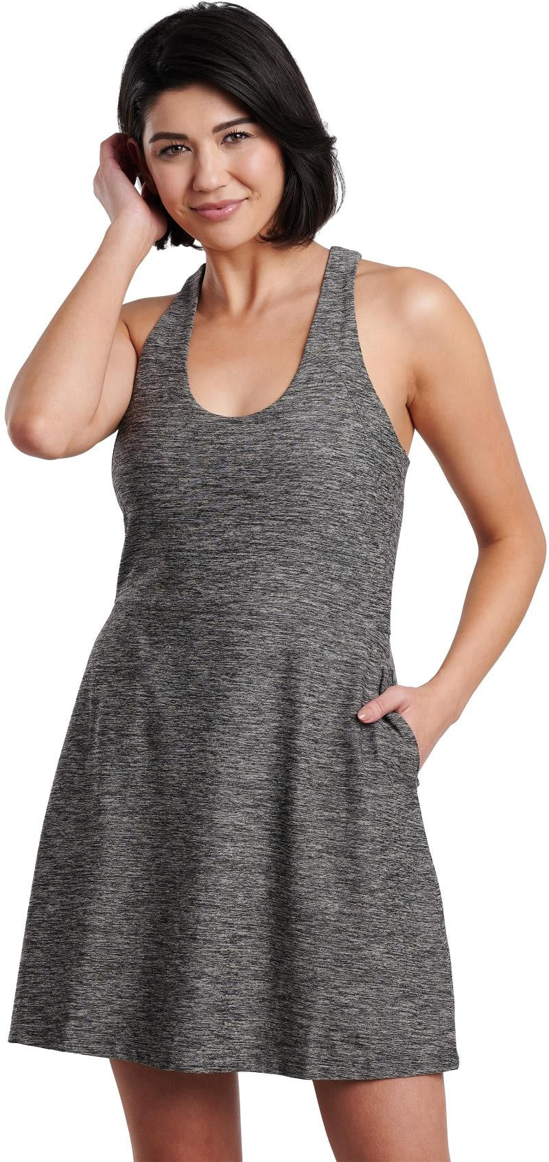 Revivr Dress - grey heather 1