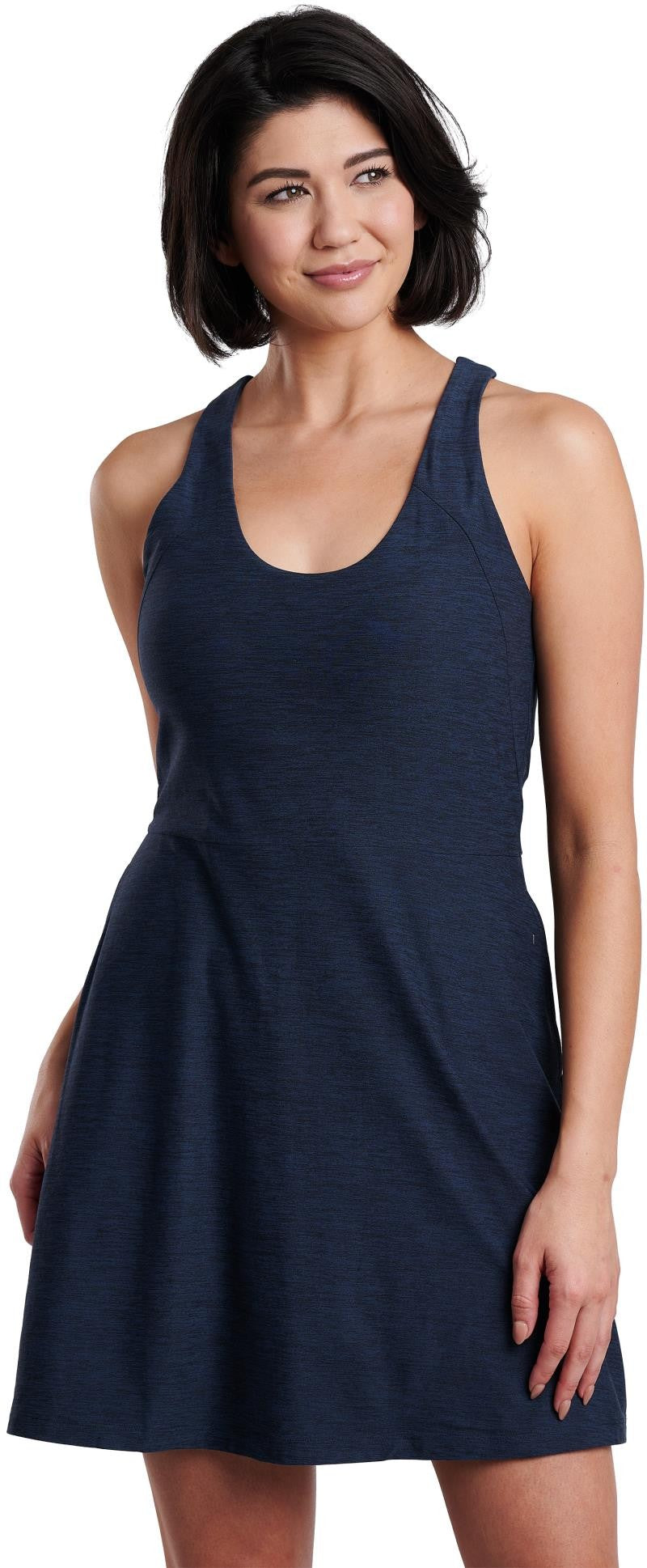Revivr Dress - indigo heather 1