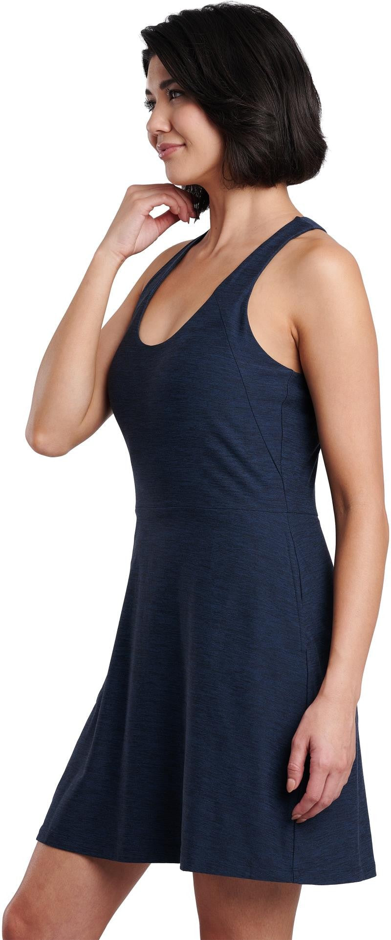 Revivr Dress - indigo heather 1