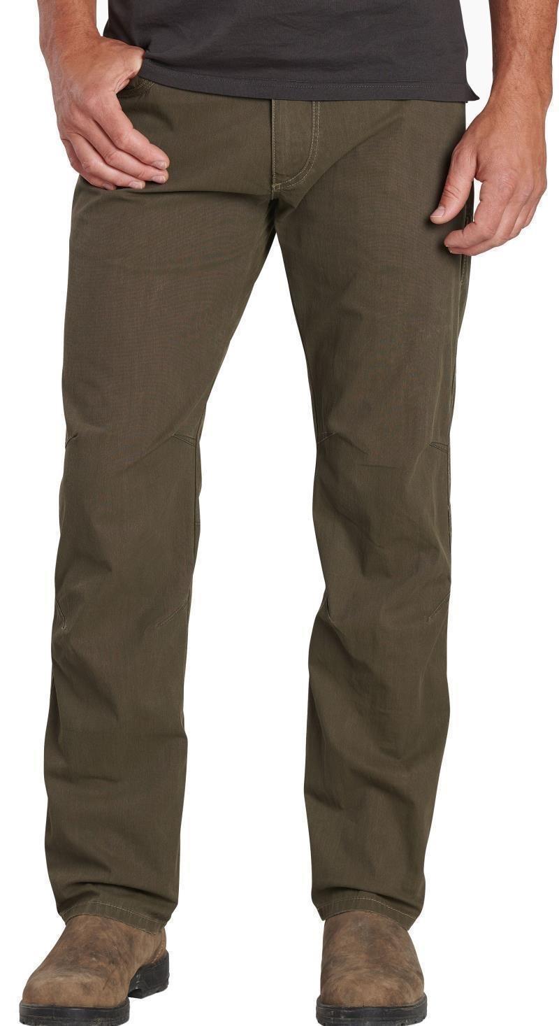 Revolvr Full-Leg Pants, 32" Inseam - Mens - olive brown 1