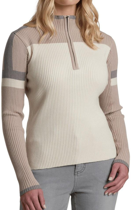 Ribbed Kuhl Team 1/4 - Womens - natural 1