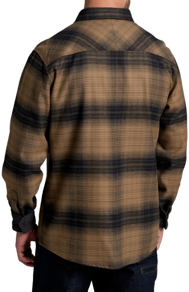 Rydr Flannel LS - Mens - dark sand 1