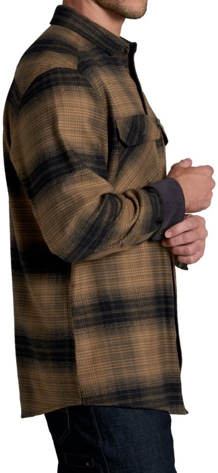 Rydr Flannel LS - Mens - dark sand 1