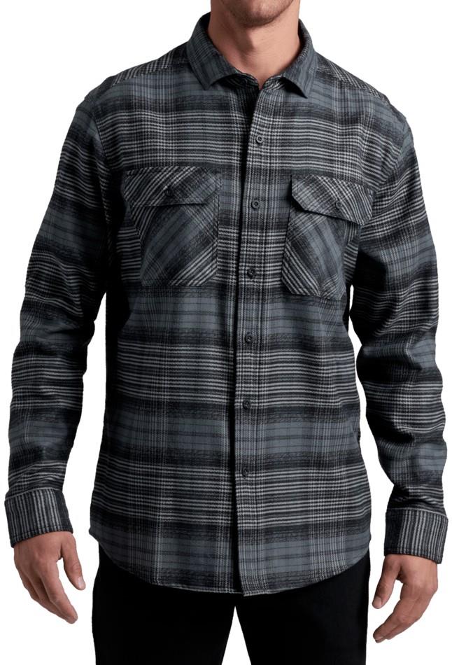 Rydr Flannel LS - Mens - smokey slate 1