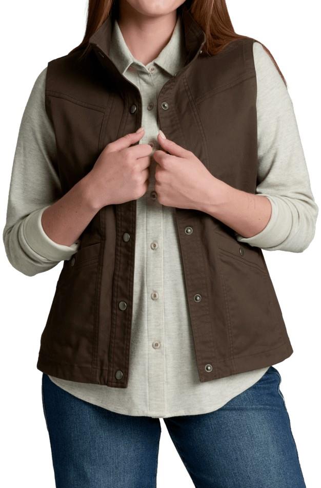 Rydr Lite Vest - Womens - espresso 1