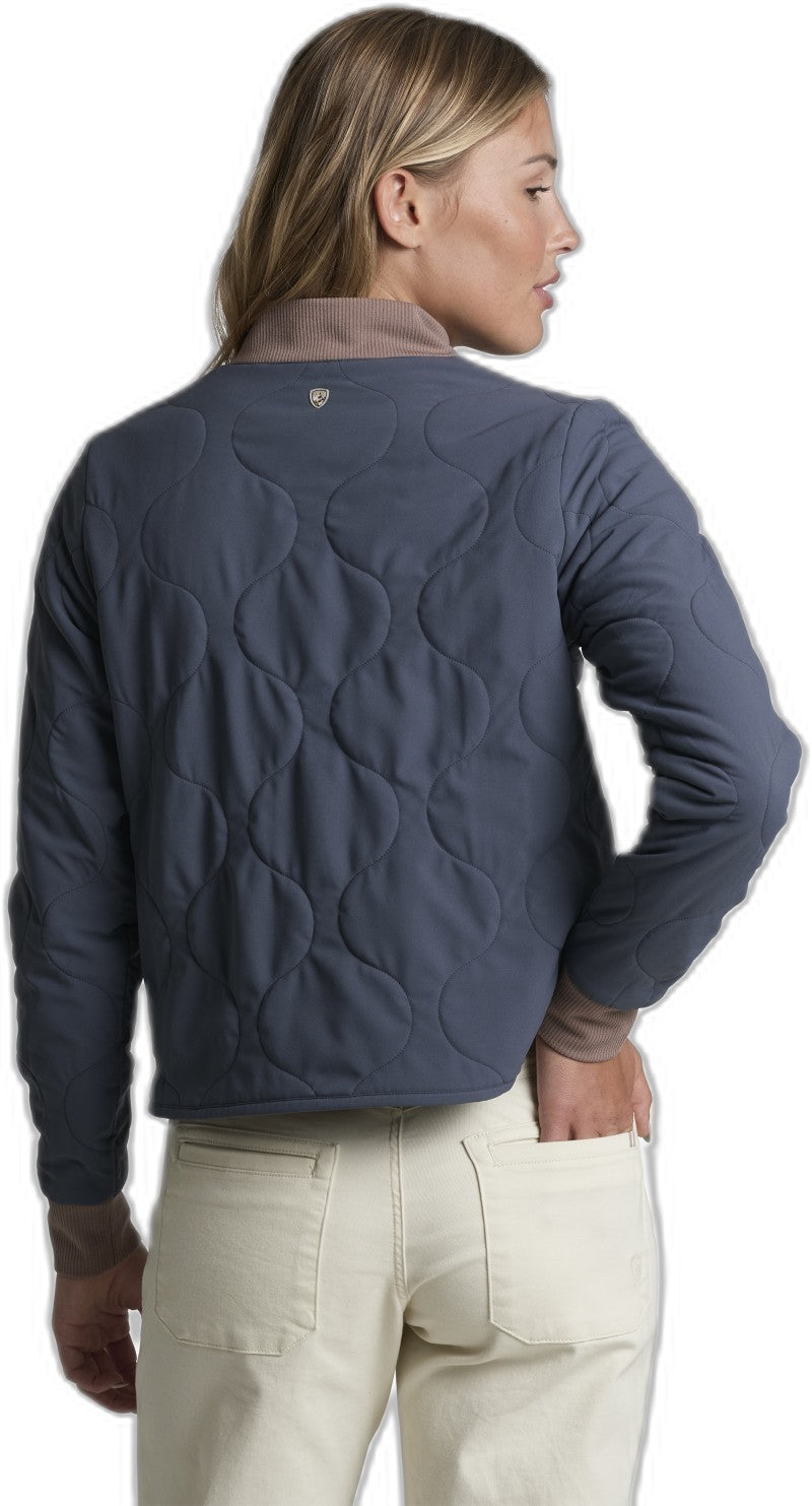 Scout Quilted Jacket - Womens - metal blue 1