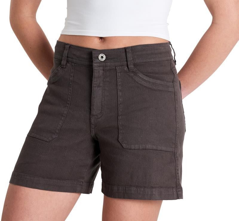 Seaboard Shorts, 6" Inseam - Womens - pavement 1