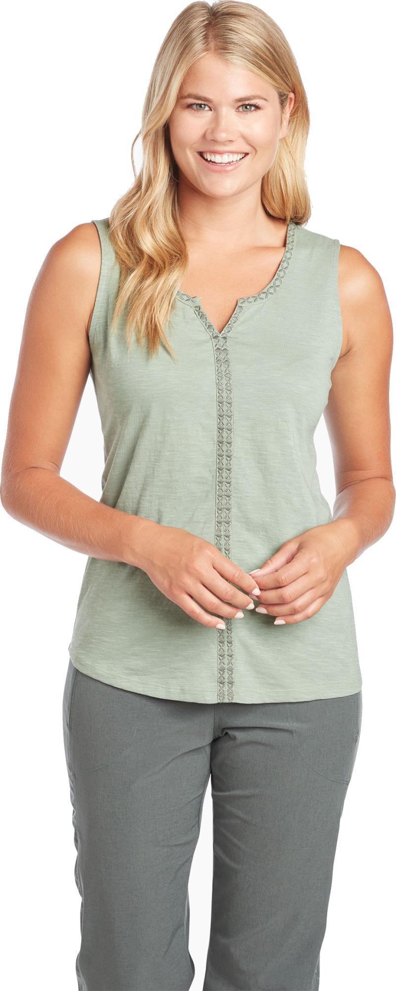 Shay Tank - Womens - Aloe 1