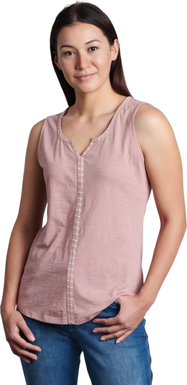 Shay Tank - Womens - Rose Ash 1