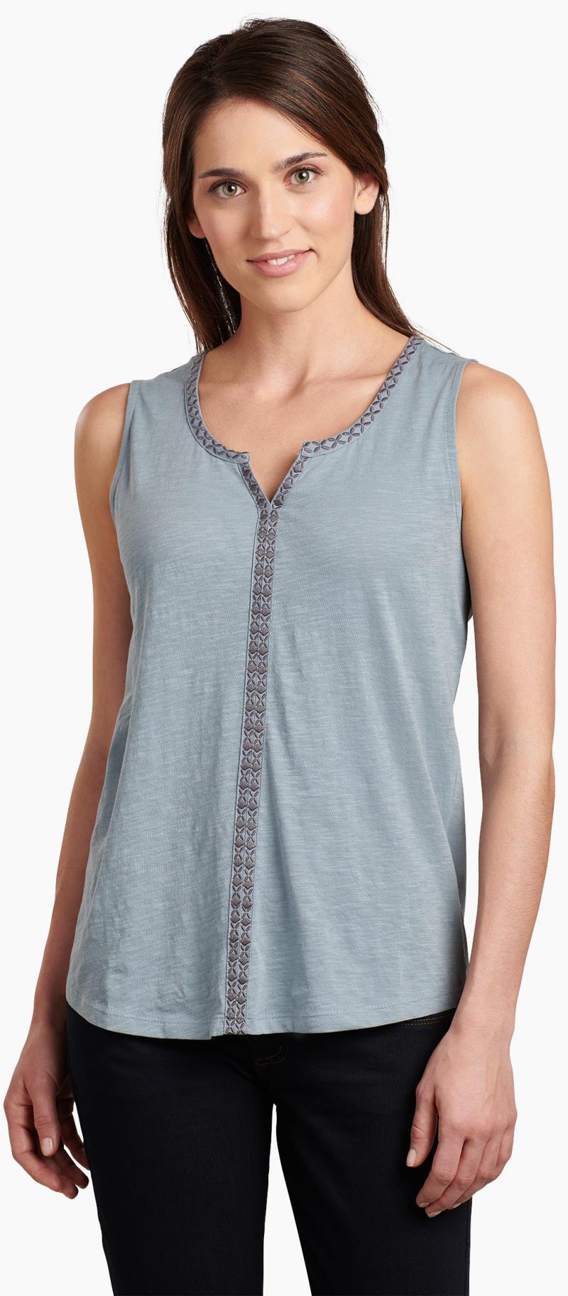 Shay Tank - Womens - Stonewash 1