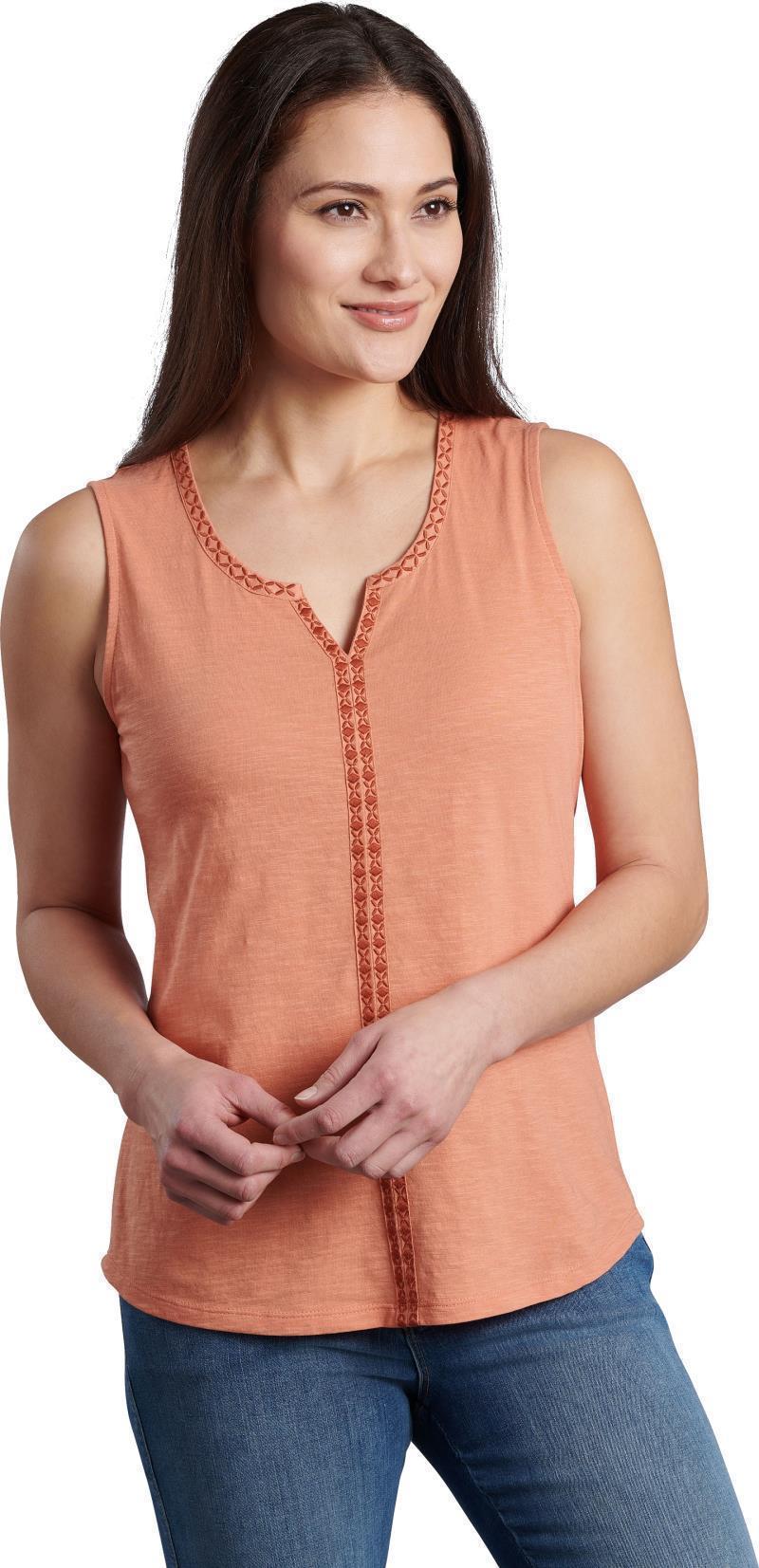 Shay Tank - Womens - Terra Cotta 1