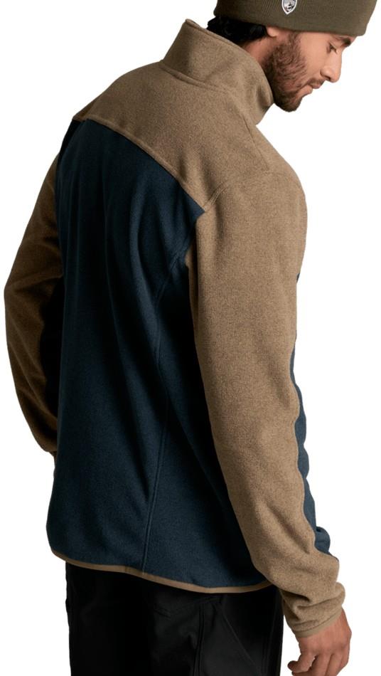 Skorchr Fleece 1/4 Zip - Mens - khaki / storm blue 1