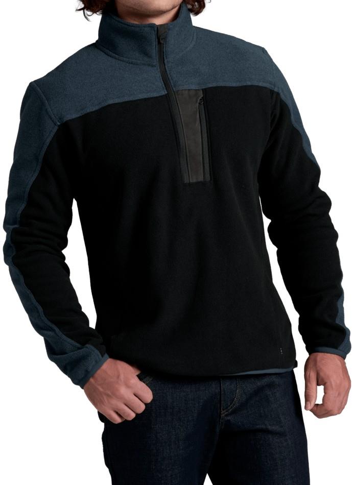 Skorchr Fleece 1/4 Zip - Mens - storm blue / black 1