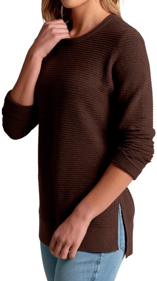 Solace Crew Tunic Sweater - Womens - black 1
