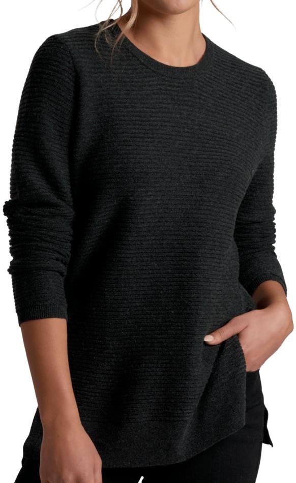 Solace Crew Tunic Sweater - Womens - black 1