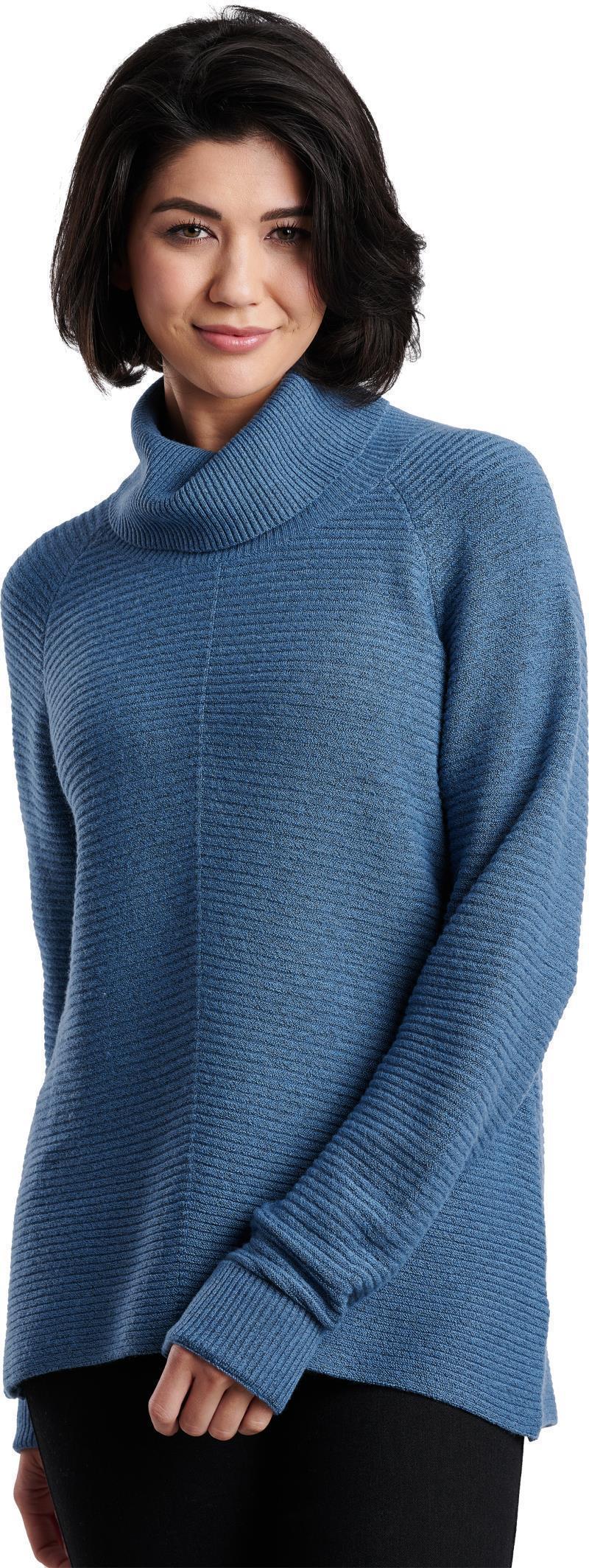 Solace Sweater - Womens - Big Sky Blue 1