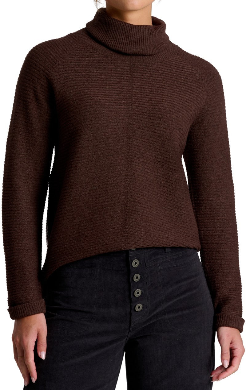 Solace Sweater - Womens - coffee 1