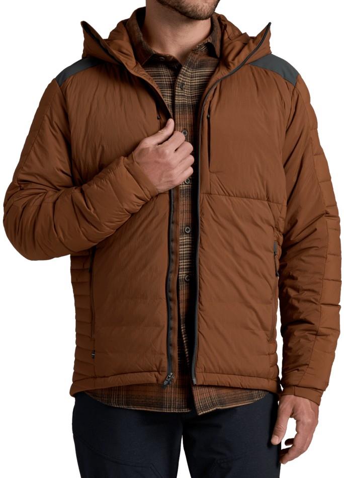 Spyfire Hoody - Mens - saddle brown 1