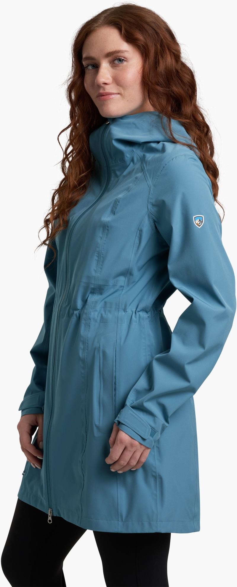 Stretch Voyagr Trench - Womens - alpine lake 1