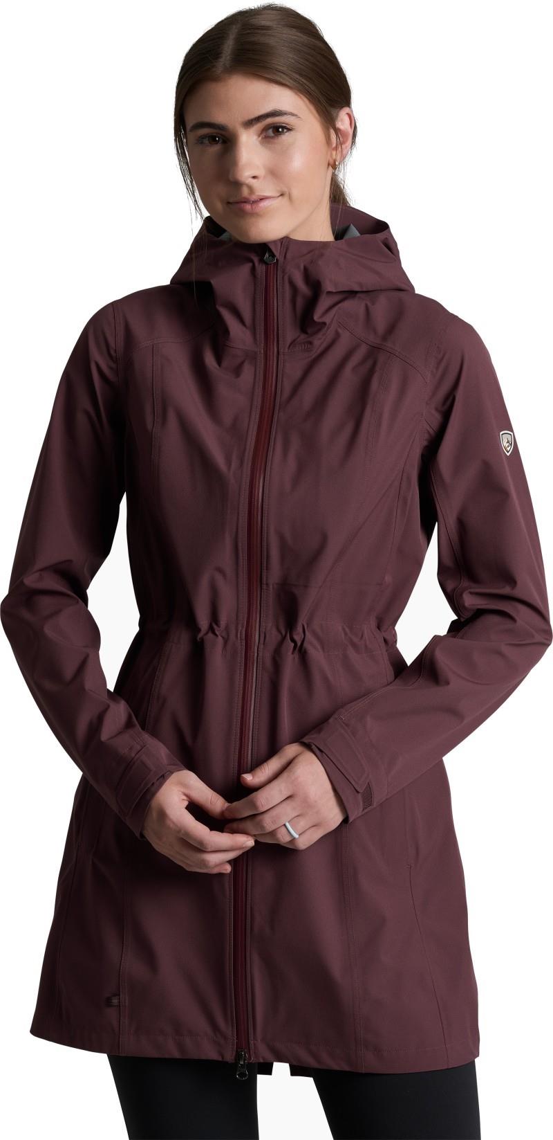 Stretch Voyagr Trench - Womens - raisin 1